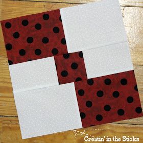 Creatin' in the Sticks: 30 Quilt Blocks in 30 Days - Block 26 Quilt Blocks Easy, Two Color Quilts, Block Quilt, Scrappy Quilt Patterns, Quilt Square Patterns, Beginner Quilt Patterns, Easy Quilt Patterns, Quilt Block Tutorial, Quilting For Beginners