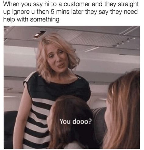 50 Of The Best Customer Service Jokes To Make People Who Work In This Field Laugh Then Cry Working Retail Humor, Banking Humor, Memes About Work, Retail Humor, Retail Robin, Work Quotes Funny, Christmas Memes, Working In Retail, Work Memes