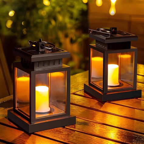 Solar Candles, Lantern Garden, Solar Umbrella, Solar Powered Garden Lights, Solar Powered Lanterns, Lantern Outdoor, Lantern Decor, Candle Lamps, Umbrella Lights