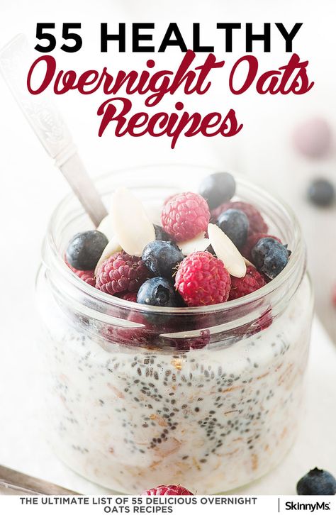 Overnight Oats Recipe Easy, Oats Recipes Breakfast, Overnight Oatmeal Recipes, Oat Recipes Healthy, Overnight Oats Recipe Healthy, Overnight Oats Healthy, Overnight Oatmeal, Resep Diet, Healthy Breakfast Smoothies