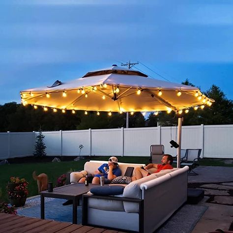 Umbrella Patio Ideas, Umbrella Patio, Umbrella Outdoor, Top Round, Patio Umbrella, Umbrella, Patio, Purple, Patios