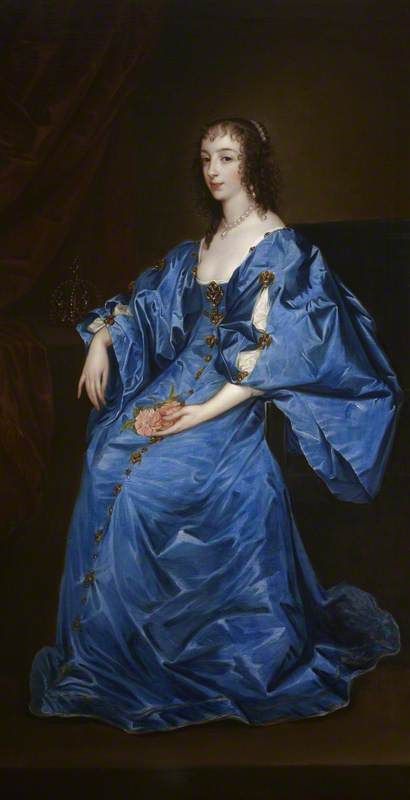 Tea at Trianon: The Battle for the Bed Chamber Henrietta Maria, 17th Century Portraits, 17th Century Fashion, Anthony Van Dyck, Historical Painting, Queen Of England, Historical Costume, Classical Art, Baroque Fashion