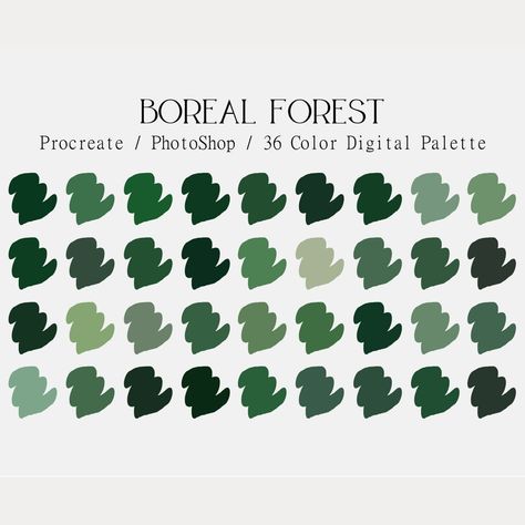 Vintage Academia Aesthetic, Digital Color Palette, Jungle Rainforest, Brand Colour Schemes, Color Plan, Color Palette Challenge, Boreal Forest, Palette Art, Paint Color Palettes