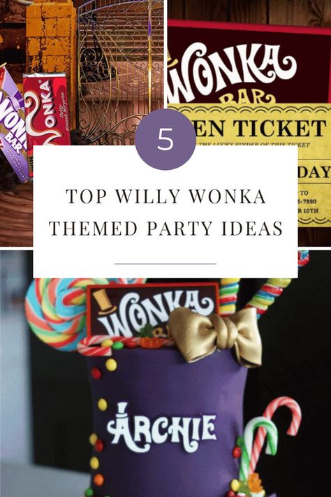 Get ready to dive into a sugar-coated wonderland with our top 5 Willy Wonka party ideas! 🍫✨ From sparkling candy-like decorations to delectable treats that will buzz everyone, we have everything you need for an unforgettable celebration. Let Wonka's magic inspire you! 🎉🍬 Wonka Party Ideas, Wonka Themed Party, Wonka Party, Willy Wonka Party, Themed Party Ideas, Willy Wonka, Themed Party, Party Themes, Party Ideas