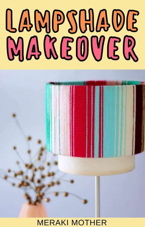 Diy Colorful Lampshade, Dyed Lampshade Diy, Dye Lampshade, Anthropologie Lamp Shade Diy, Diy Lamp Shade Makeover, Rainbow Lampshade, Lamp Shade Makeover, Diy Lampshade Makeover, Colorful Lampshades