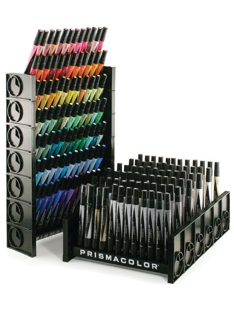 Prismacolor Markers Dream Art Room, Prismacolor Markers, Arts And Crafts Storage, Art Supplies Storage, Art Studio Organization, Marker Storage, Art Supply Organization, Paint Storage, Marker Set