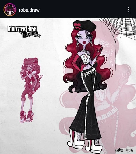 Monster High Fashion Illustrations, Monster High Operetta Fanart, Monster High Art Style, Eah Fanart, Monster High Designs, Ghost Artwork, Evil Mermaids, Monster High Ocs, Pic Anime