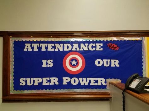 Attendance Board Elementary Attendance Bulletin Boards, School Attendance Bulletin Board Ideas, Perfect Attendance Bulletin Board Ideas, Attendance Bulletin Board Ideas, Perfect Attendance Bulletin Board, Fun Ways To Take Attendance, Attendance Display, Attendance Board Ideas, Attendance Board