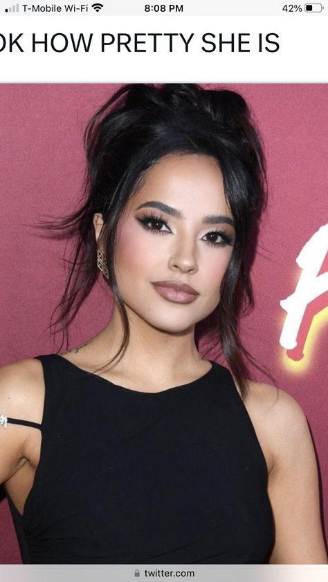 Becky G Makeup Looks, Becky G Hairstyles, Becky G Makeup, Becky G Hair, Quince Hair, Brown Eyes Makeup, Nars Makeup, Photo Shoot Inspiration, Olive Skin