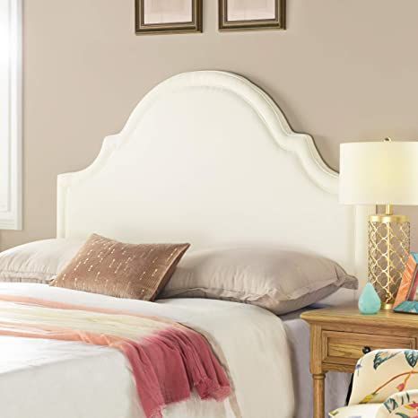 Jennifer Taylor Home Catherine Platform, Queen, Antique white Grey Tufted Headboard Bedroom Ideas, Grey Tufted Headboard, Tufted Headboard Bedroom, Classic American Home, California King Headboard, Jennifer Taylor, Velvet Headboard, White Headboard, Queen Headboard