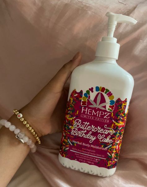 Hempz buttercream birthday cake lotion Birthday Cake Lotion, Cake Lotion, Pink Aesthetic Soft, Cream Birthday Cake, Vanilla Lotion, Hempz Lotion, Buttercream Birthday Cake, Barbie Hairstyle, Shower Tips