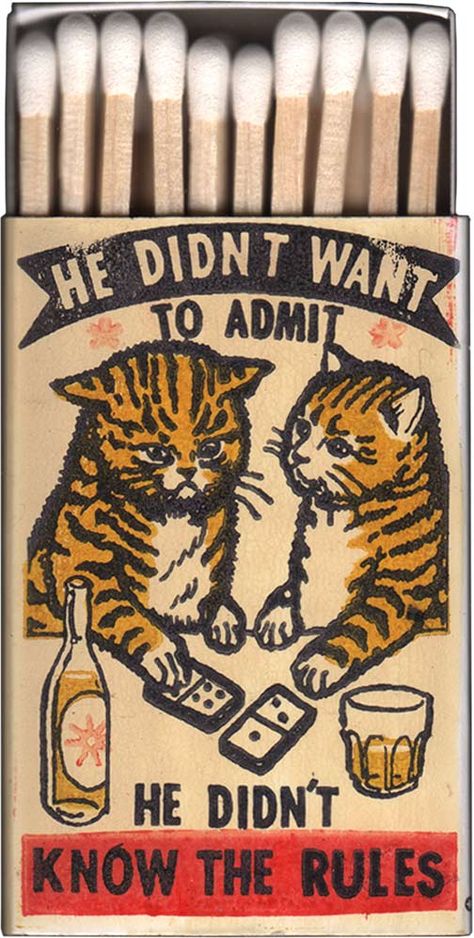 Drunk Cat, Arte Doodle, Arte Indie, Matchbook Art, Matchbox Art, Two Cats, Arte Inspo, Poster Retro, Art And Illustration