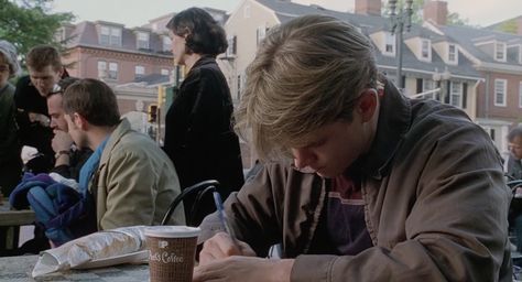 Movie Wallpapers Desktop, Peets Coffee, 90s Actors, Good Will Hunting, Wallpapers Desktop, Matt Damon, Movie Wallpapers, Film Stills, Past Life