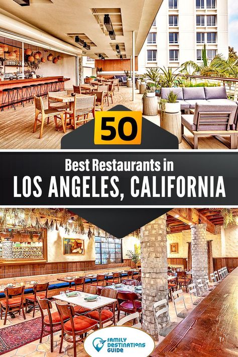 Best Restaurants In Los Angeles, Los Angeles Itinerary, Restaurants In Los Angeles, Kids Restaurants, Kid Friendly Restaurants, Los Angeles Restaurants, Dinner Cruise, Family Destinations, Brunch Spots