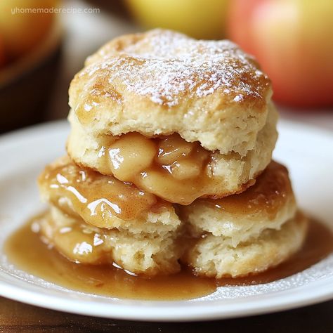 Caramel Apple Biscuits, Cinnamon Biscuits With Apple Pie Filling, Apple And Biscuit Recipes Desserts, Apple Biscuits Pillsbury, Apple Recipes With Biscuits, Pilsbury Biscuit Desserts, Apple Pie Filling And Canned Biscuits, Apple Pie With Biscuits, Canned Biscuits And Apple Pie Filling