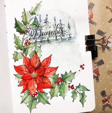 These are the best bullet journal Christmas themes! Be inspired by 25 bullet journal cover page ideas that are perfect for the Holidays. Choose from different designs such as trees, lights, watercolor, ornaments, gift list, minimalist and more! Select from a variety of simple layout designs that will perfectly suit your December Bullet Journal. #ChristmasBulletJournal #DecemberBulletJournal #DecemberJournal #BulletJournal (c)constancechel Bullet Journal Christmas, December Bullet Journal, Bullet Journal Cover Page, Christmas Cover, Christmas Journal, Bullet Journal Design Ideas, 12 December, Bullet Journal Themes, Journal Themes