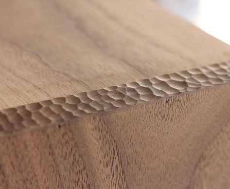 Textured Wood Furniture, Wood Edge Detail, Millwork Details, Wood Plane, Joinery Design, Joinery Details, Furniture Design Chair, Woodworking Inspiration, Carved Furniture