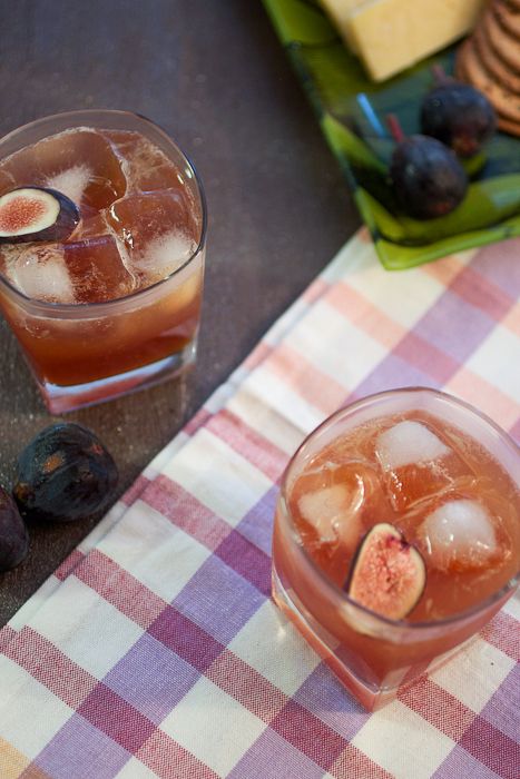 Fig Rum Swizzle... Now this sounds yummy!!! Fall Cocktail Party, Simple Cocktails, Rum Swizzle, Fig Season, Swirl Brownies, Entertaining House, Fig Recipes, Best Cocktail Recipes, Rum Cocktails