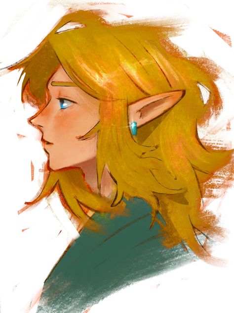 #link #totk #zelda #digitalart Link Totk Fanart Pfp, Totk Link Fanart, Link Hairstyle Zelda, Link Totk Fanart, Legend Of Zelda Link Fanart, Totk Zelda Art, Link Zelda Fanart, Zelda Sketch, Link Totk