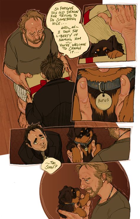 Crowley Supernatural, Supernatural Ships, Supernatural Comic, Then There Were None, Bobby Singer, Supernatural Fan Art, Supernatural Art, Supernatural Pictures, Be Silly