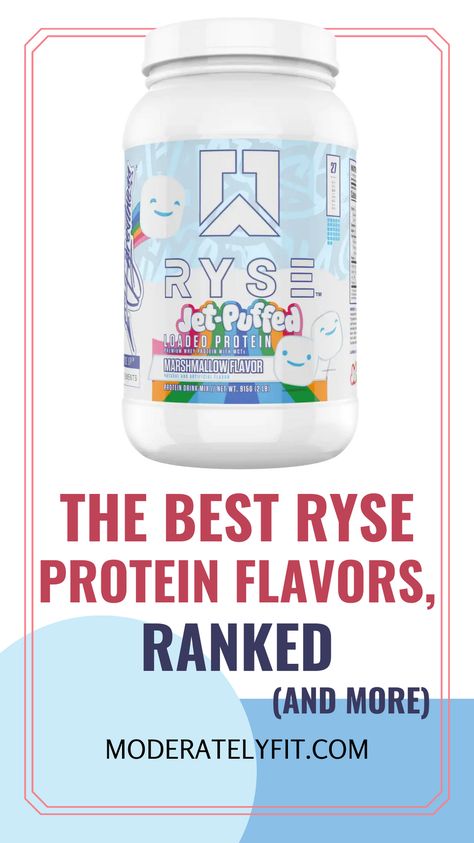 Ryse Protein Marshmallow Recipes, Marshmallow Protein Powder Recipes, Ryse Protein Powder Recipe, Protien Shake Recipes, Protein Powder Coffee, Protien Powders, Baking With Protein Powder, Protein Drink Mix, Protein Powder Shakes