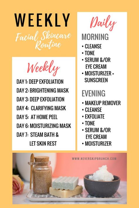 Face Cleanser Diy, Weekly Skincare Routine, Diy Face Cleanser, Weekly Skincare, Diy Cleanser, Obličejové Masky, Facial Brush Cleanser, Beauty Maintenance, Facial Routine