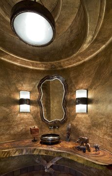 Bathroom - traditional - bathroom - phoenix - Bess Jones Interiors Mediterranean Powder Room, Egyptian Bedroom, Bathroom Traditional, Powder Room Design Ideas, Half Bath Remodel, Account Balance, Egyptian Design, Powder Room Design, Room Design Ideas