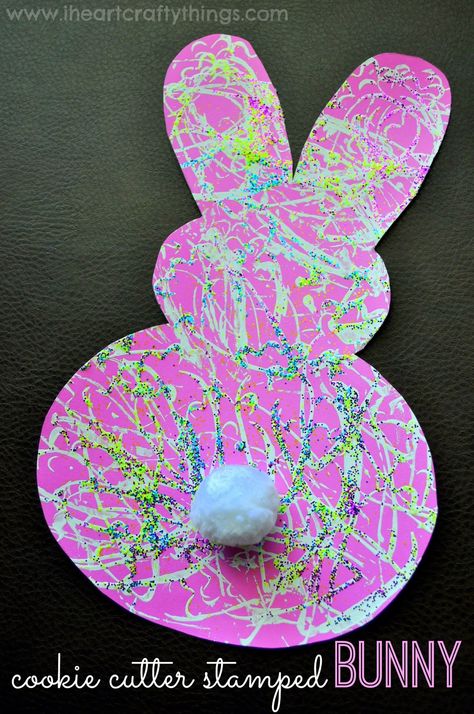 I HEART CRAFTY THINGS: Stamped Bunny Craft for easter Scratch Book, Easter Crafts For Toddlers, April Crafts, Fun Easter Crafts, Easter Preschool, Spring Preschool, Farm Crafts, Easter Bunny Crafts, Spring Crafts For Kids