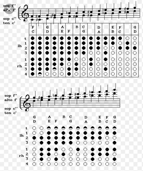 Recorder Fingering Chart, Recorder Notes, Teaching Music Theory, Wooden Musical Instruments, Tin Whistle, Music Tabs, Recorder Music, Easy Guitar, Learn Music