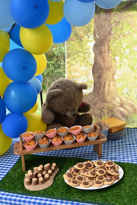 Picnic Themed Parties, Teddy Bear Picnic Birthday Party, Picnic Birthday Party, Teddy Bear Theme, Teddy Bear Party, Picnic Theme, Baby Birthday Themes, Picnic Birthday, Bear Theme