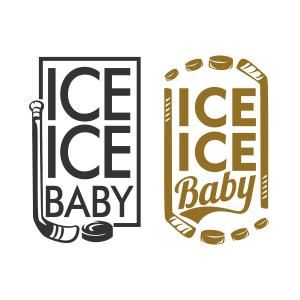 Ice Ice Baby Hockey SVG Cuttable Design Hockey Puns, Hockey Crafts, Apex Design, Hockey Svg, Hockey Party, Hockey Birthday, Hockey Logos, Hockey Clothes, Cricut Baby