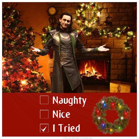 Loki Christmas, Loki Whispers, Christmas Meme, Norse Myth, Christmas Memes, Tom Hiddleston Loki, Weird Pictures, Doctor Strange, Marvel Heroes