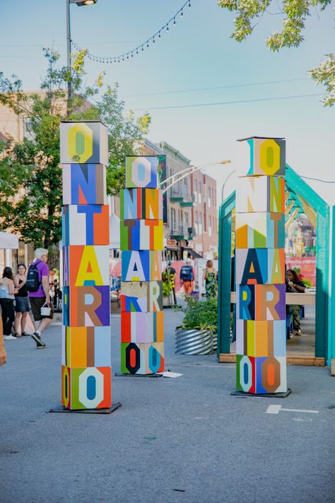 Paprika // Promenade Ontario 2022 Park Signage, Vibrant Wedding, Signage Ideas, Brand Activation, Park Design, Architectural Design House Plans, Event Signage, Street Party, Food Allergy