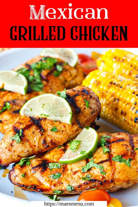 Spicy Chicken Breast Recipes, Mexican Chicken Breast, Mexican Chicken Marinade, Mexican Grilled Chicken, Spicy Chicken Breast, Chicken Mexican, Spicy Grilled Chicken, Grilled Chicken Marinade, Comfort Food Chicken