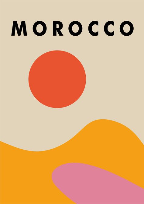 Morocco Landscape, Tourist Poster, Morocco Poster, Ceramics Jewelry, Metal Lanterns, Block Wall, African Countries, Mediterranean Sea, Atlantic Ocean