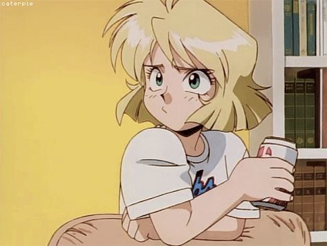 Cartoon 90s Aesthetic, Old Cartoons Aesthetic, Korean Instagram, Gunsmith Cats, Instagram Asian, Arte Gif, 8bit Art, Animation Sketches, Anime Gifs