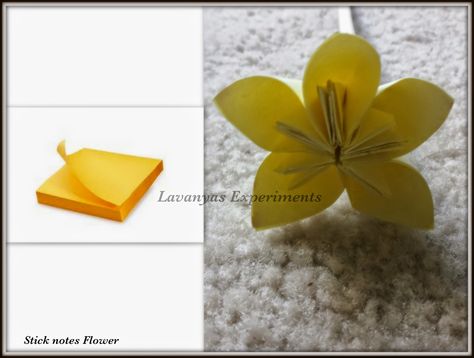 Origami Flowers using stick notes ! These are called Kusudama flowers... Kusudama Flowers, Stick Notes, Origami Flowers, Be Ready, Hello Friend, Long Weekend, Paper Flowers, Origami, Flowers