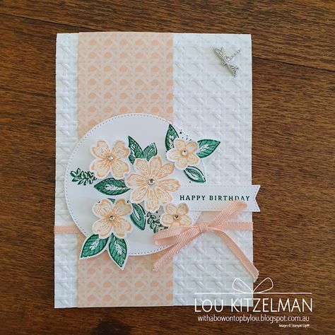 Su Petal Park Cards, Petal Park Su, Stampin Up Petal Park Cards, Petal Park Stampin Up Cards, Stampin Up Petal Park, Petal Park, Birthday Cards For Mother, Bday Cards, Birthday Card Design