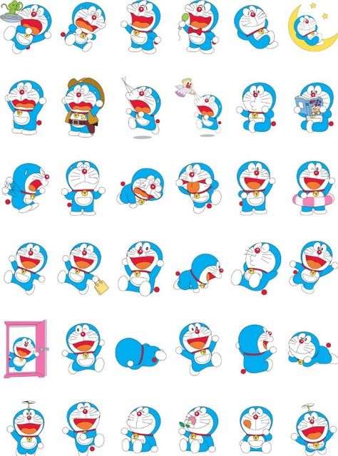 Download Free Set Of Vector Cartoon Doraemon Icons under the free Vector Cartoons category(ies) at TitanUI.CoM! Doraemon Sticker, Cartoon Doraemon, Doremon Cartoon, Doraemon Cartoon, Doraemon Wallpapers, Barbie Cartoon, Bubble Stickers, Mickey Mouse Wallpaper, Vector Cartoon