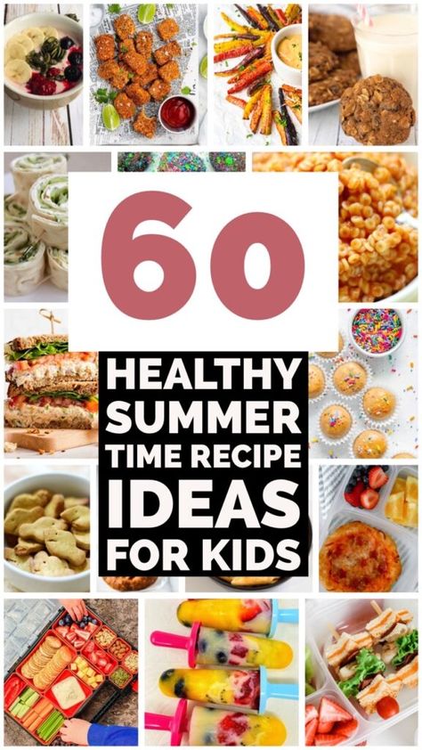 Lunch Ideas For Kids At Summer Camp, Summer Lunch Ideas For Kids, Summer Time Snacks, Meal Ideas For Kids, Summer Lunch Recipes, Meal Planing, Salads For Kids, Family Meal Prep, Kid Recipes