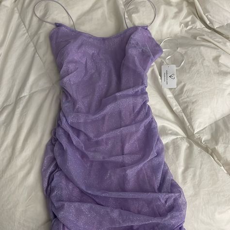 New With Tags, Never Worn Purchased For A Dance And Didn’t Fit Unfortunately! Perfect For Homecoming/Formals Size Small Sparkly Lavender Dress Short, Periwinkle Homecoming Dress, Tangled Hoco Dress, Purple Hoco Dresses Short, Dark Purple Hoco Dress, Lilac Homecoming Dress, Purple Hoco Dress, Pastel Purple Dress, Purple Hoco Dresses