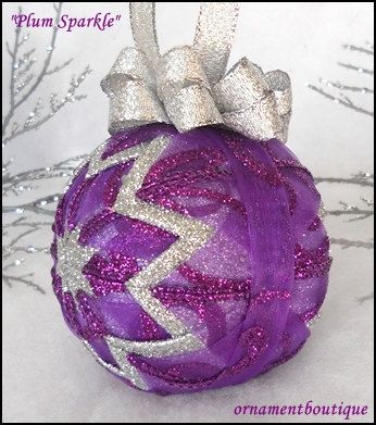 Purple Christmas Ornament Purple Christmas Ornaments, Sew Ornaments, Purple Board, Folded Star, Christmas Purple, Purple Things, Royal Christmas, Diy Christmas Tree Ornaments, Quilted Ornaments