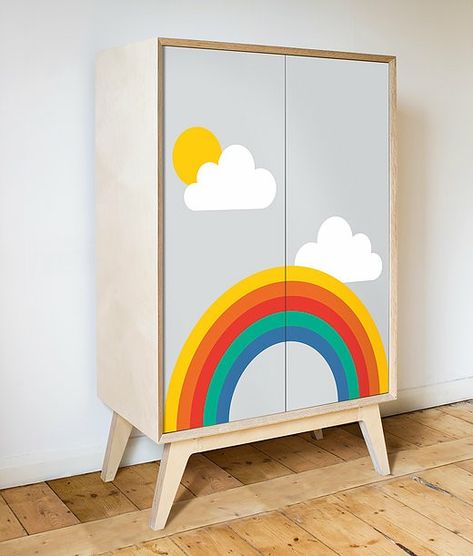 Rainbow Furniture, Door Mechanism, Dinosaur Room Decor, Children's Bedroom Ideas, Dinosaur Room, Inspired Furniture, Rainbow Room, Loft Room, The Scout