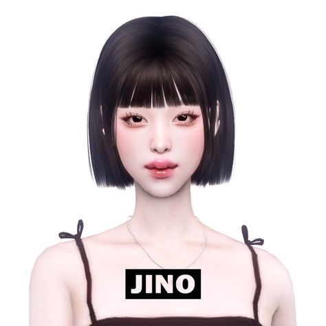 Asian Hair Sims 4, The Sims 4 Cabelos, Mod Hair, Korean Short Hair, Pelo Sims, The Sims 4 Packs, Sims 4 Cc Makeup, Sims Four, The Sims 4 Download