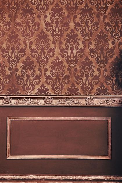 Brown Wall Background, Wall Paper Interior, Rich Interior, Film Reference, Wallpaper Classic, Vintage Backdrop, Room Brown, Antique Wallpaper, Camera Vintage