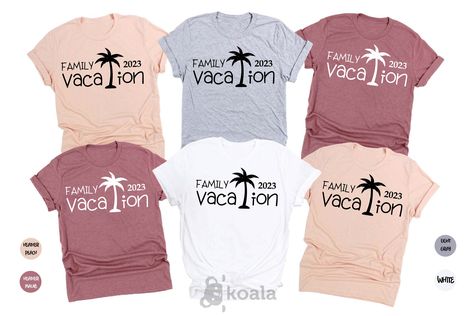 Family Vacation 2023 Shirt, Family Vacation Shirt ,Family Matching Shirt, 2023 Family Trip Shirt, Matching Vacation Shirt, Gift Family  Please Check All Photos for Details  * Due to monitor differences, actual colors may vary slightly from what appears online * I'm working with different brands based on the availability. Different styles of shirts may have different shades of same color due to different manufacturer brands. If you have a preferred brand, please let me know.  DESIGN COLOR  * Blac Matching Family Shirts Vacations, Vacation 2023, Mexico Shirts, Travel Tshirt, Olive Shirt, Family Vacation Shirts, Family Shirts Matching, Shirt 2023, Family Trip