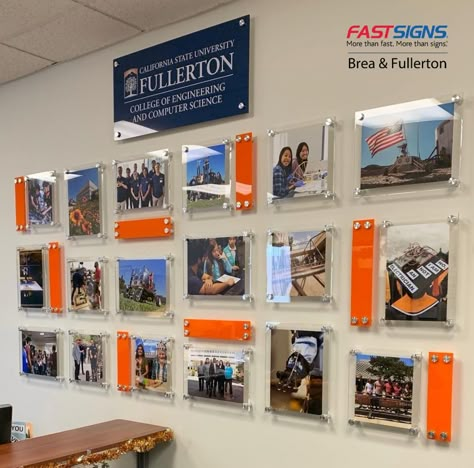 Diploma Wall Display Ideas Office, Wall Of Fame Ideas Offices, Employee Photo Wall, Diploma Wall, Photo Wall Design, Conference Room Decor, Fame Ideas, Baking Room, Office Things