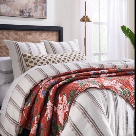 The Pillow Sale ☁️ Enjoy 20% off the entire collection until 7/20 online & in store. Prices starting at $29✨ California King Quilts, Orange Duvet Covers, Amity Home, Linen Duvet Cover, Textured Yarn, King Bedding Sets, Twin Quilt, Bedding Stores, King Quilt