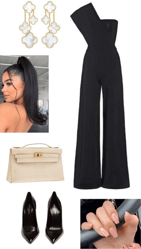 Jumpsuit Hairstyles Wedding, Hairstyles For A Jumpsuit, Jumpsuit Outfit Going Out, Hairstyle With Jumpsuit, Jumpsuit Hairstyles Formal, Hairstyles With Jumpsuits Outfit, Hairstyles For Jumpsuits, Hairstyle For Jumpsuit, One Shoulder Jumpsuit Outfit