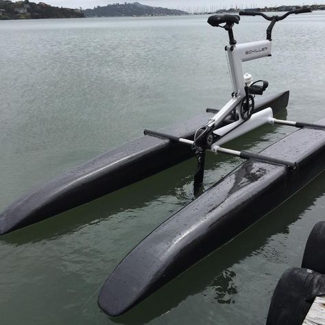 Small Pontoon Boats, Pedal Kayak, Bike Technology, Angler Kayak, Water Bike, Pedal Boat, Motorised Bike, Bike Stand, Cargo Bike